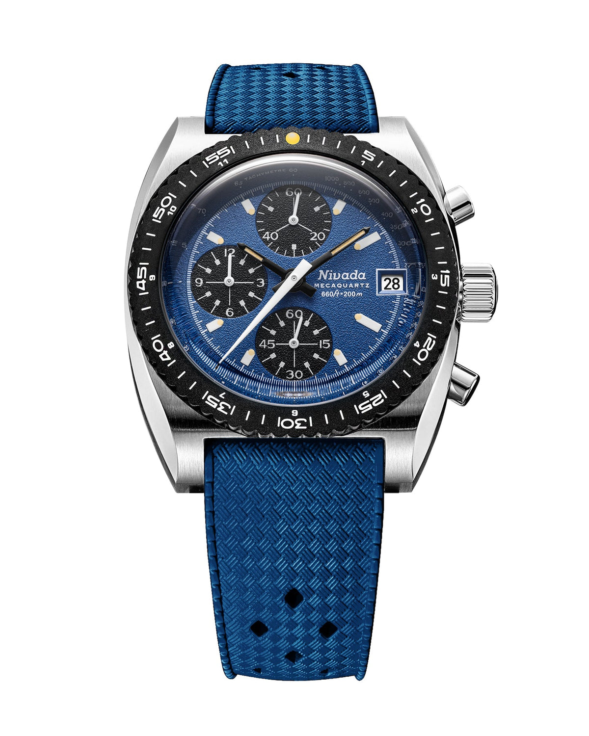 Nivada Grenchen Autochron Blue Mecaquartz 77005Q24