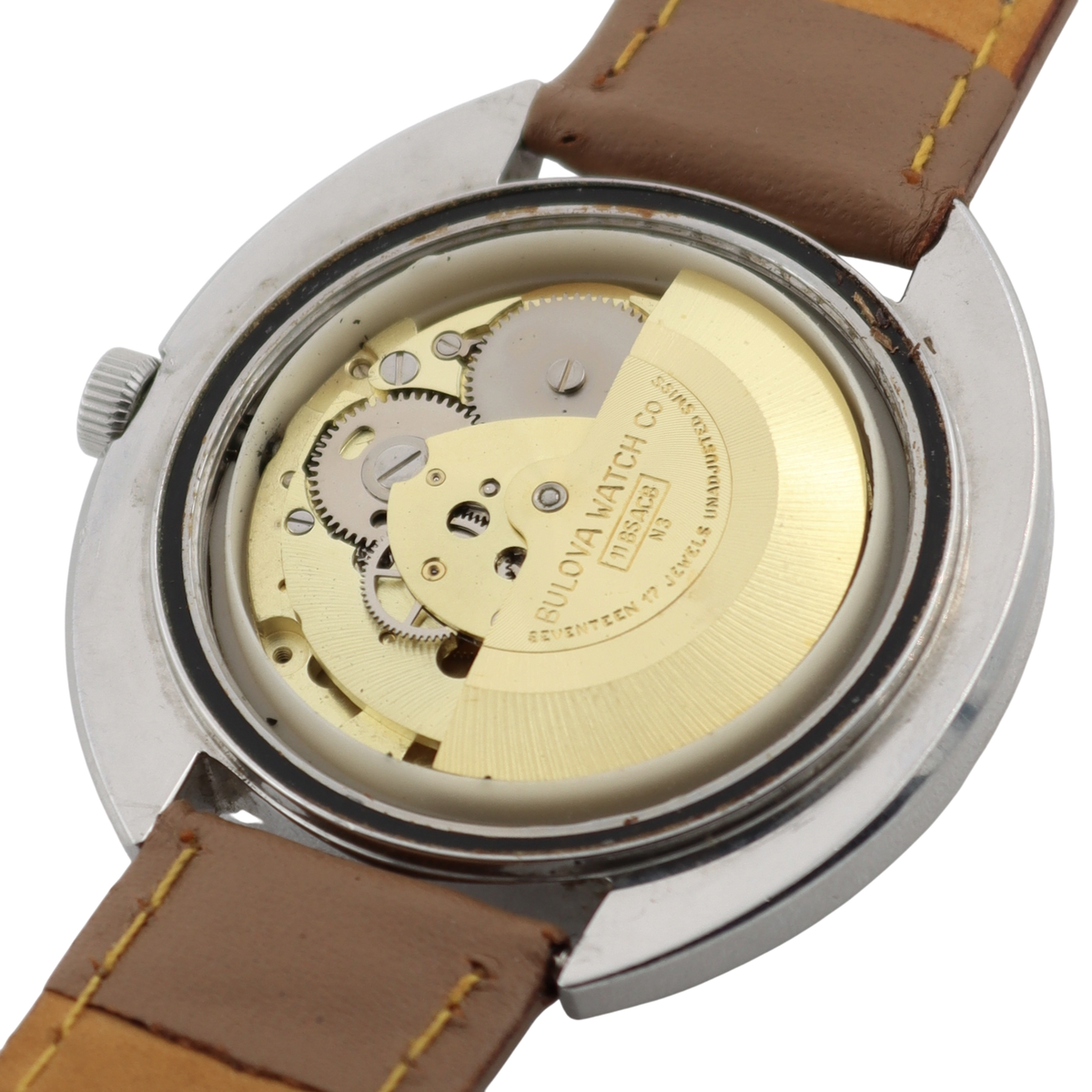 Bulova Day-Date Helmet Case 1973