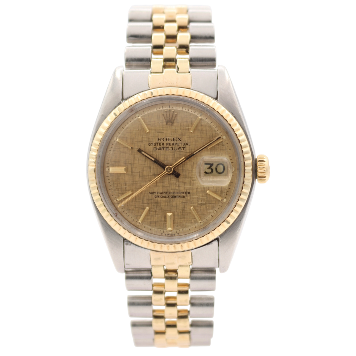 Rolex Datejust Linen Dial 1601 1973