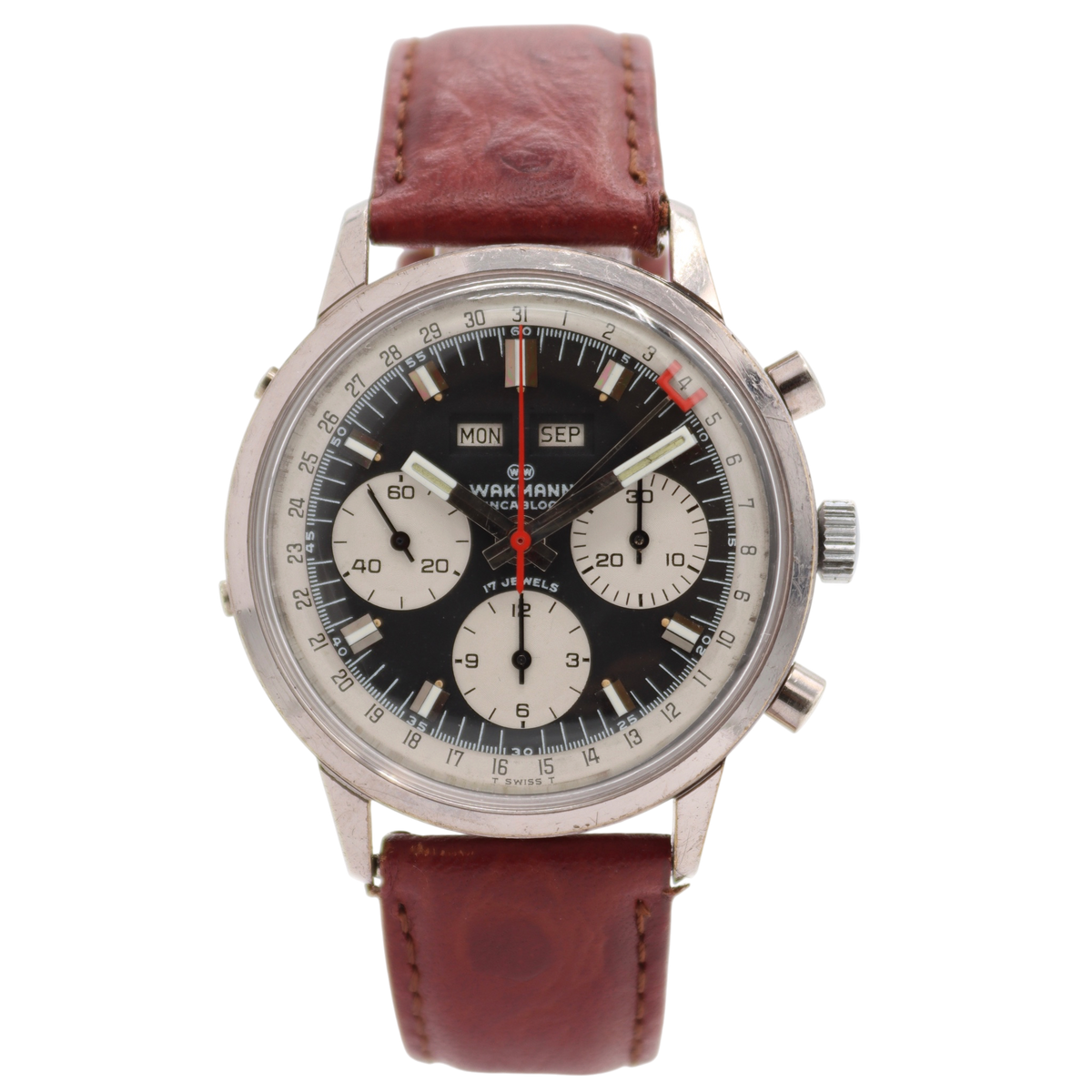 Wakmann Panda Dial Triple Calendar Chronograph 1315.30.75