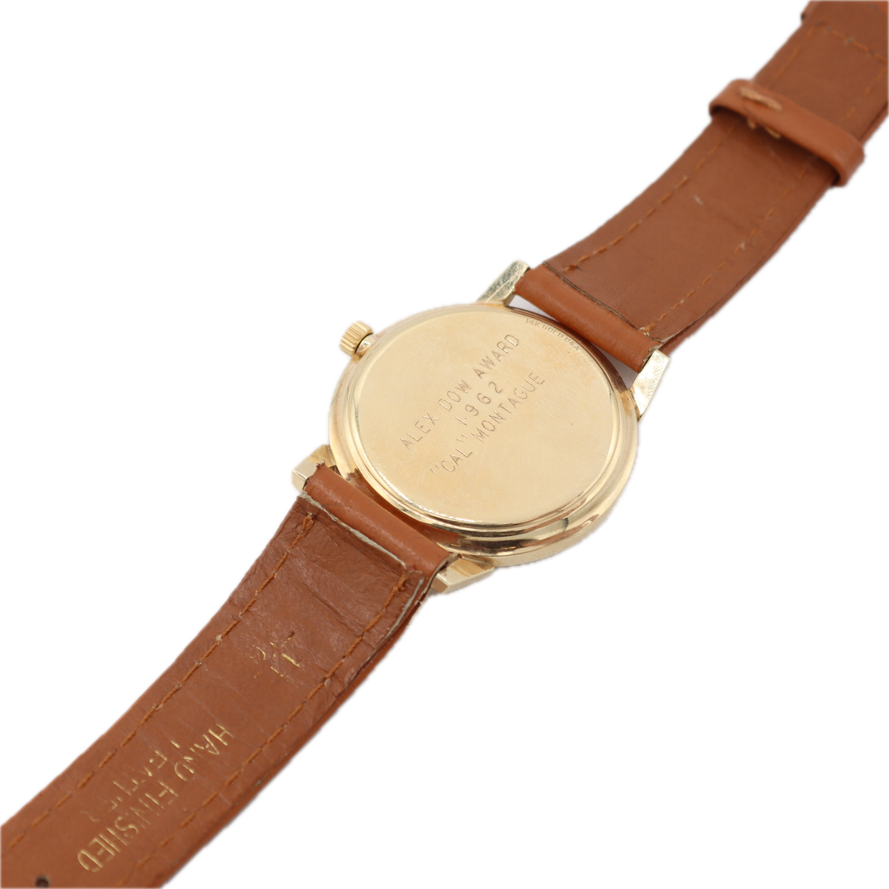 Vintage Ulysse Nardin Linen Chronometer Men's Automatic Wristwatch 14k Gold