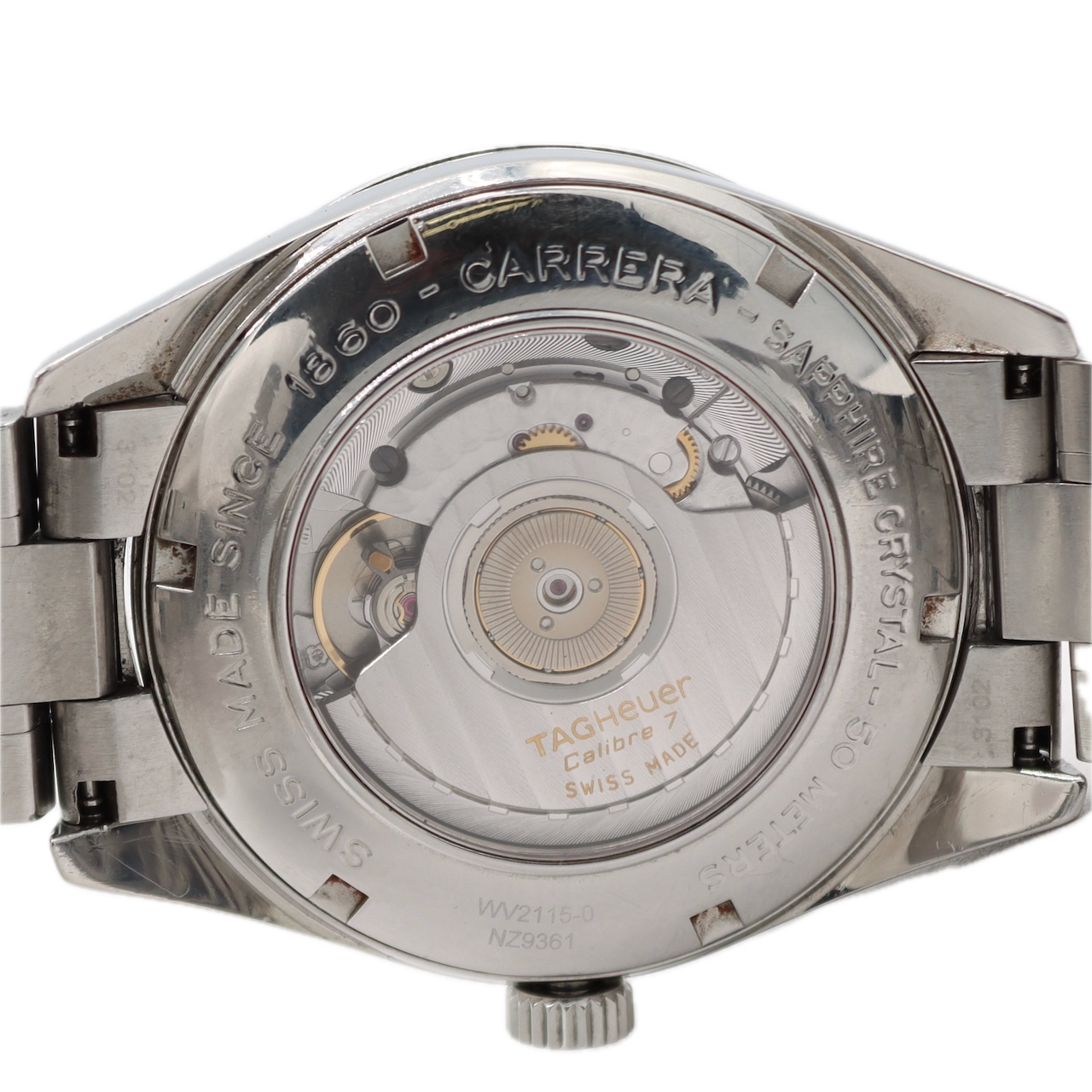 38mm Tag Heuer WV2115.BA0787 Carrera Twin-Time Men's Automatic Wristwatch Steel