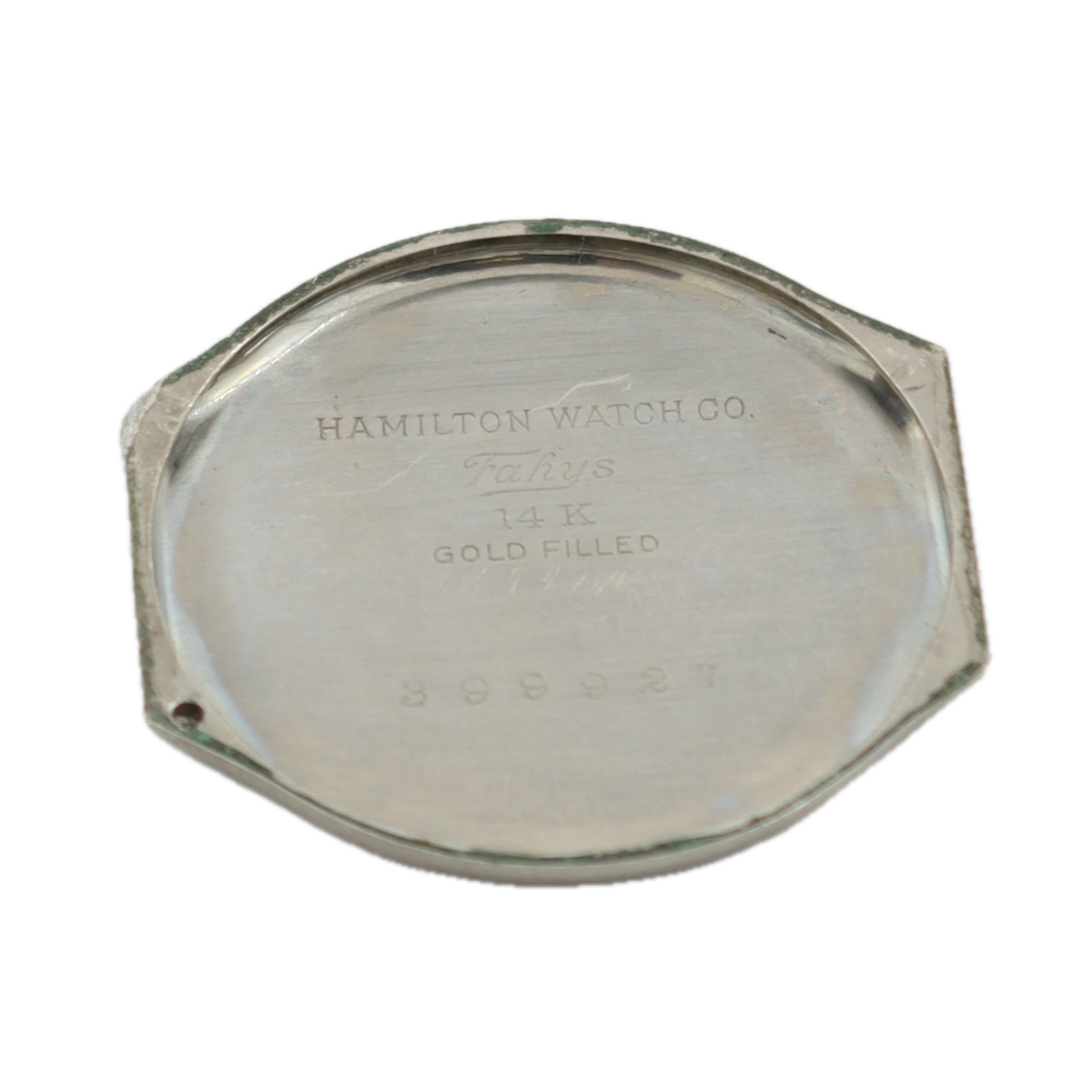 Vintage Hamilton Art Deco Ladies Mechanical Wristwatch 979 USA 14k White GF
