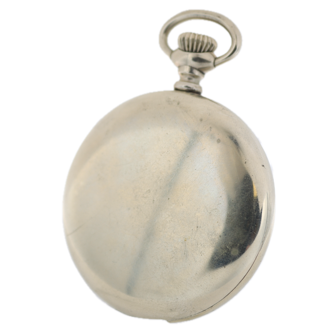 Antique 16 Size Waltham 7 Jewel Mechanical Pocket Watch Traveler Nickel USA