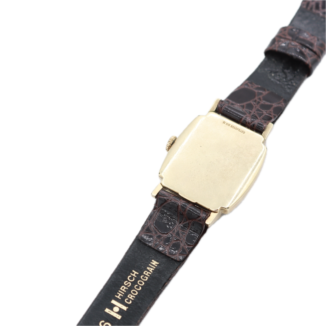 Vintage Elgin 5713 De Luxe Men's Mechanical Wristwatch 555 USA 10k Gold Filled