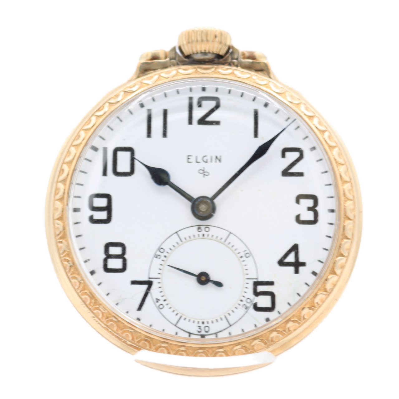 Antique 16 Size Elgin 17 Jewel Mechanical Pocket Watch 616 10k RGP USA