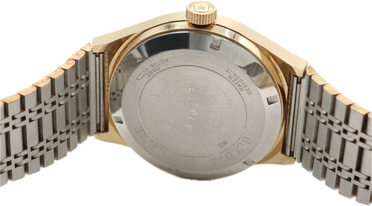 Vintage 35mm 1978 Bulova Oceanographer Men's Automatic Wristwatch 1133.10 Swiss