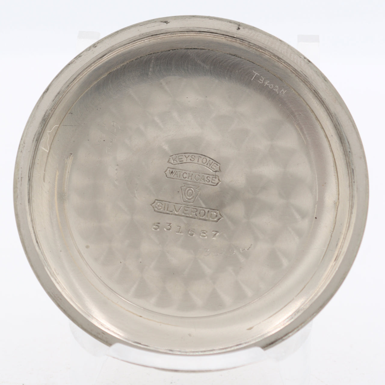 Antique 16s 1916 Burlington 19j Mechanical Pocket Watch 106 Silveroid USA