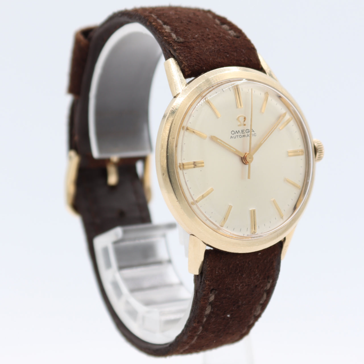 Vintage 1964 Omega LU6304 USA Case Men's Automatic Wristwatch 550 10k GF