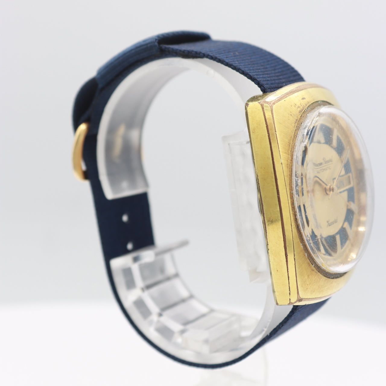 Vintage Lucien Picard Tuxedo Dial Men's Automatic Wristwatch 908 Swiss