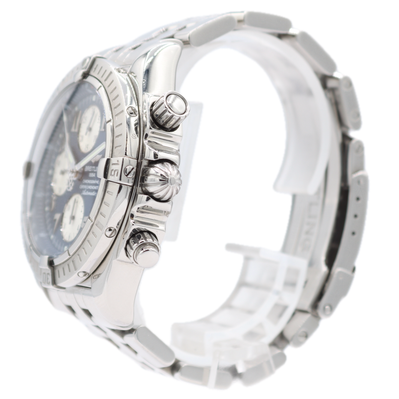 Breitling A13356 Chronomat Evolution Men's Chronograph Wristwatch Swiss Steel