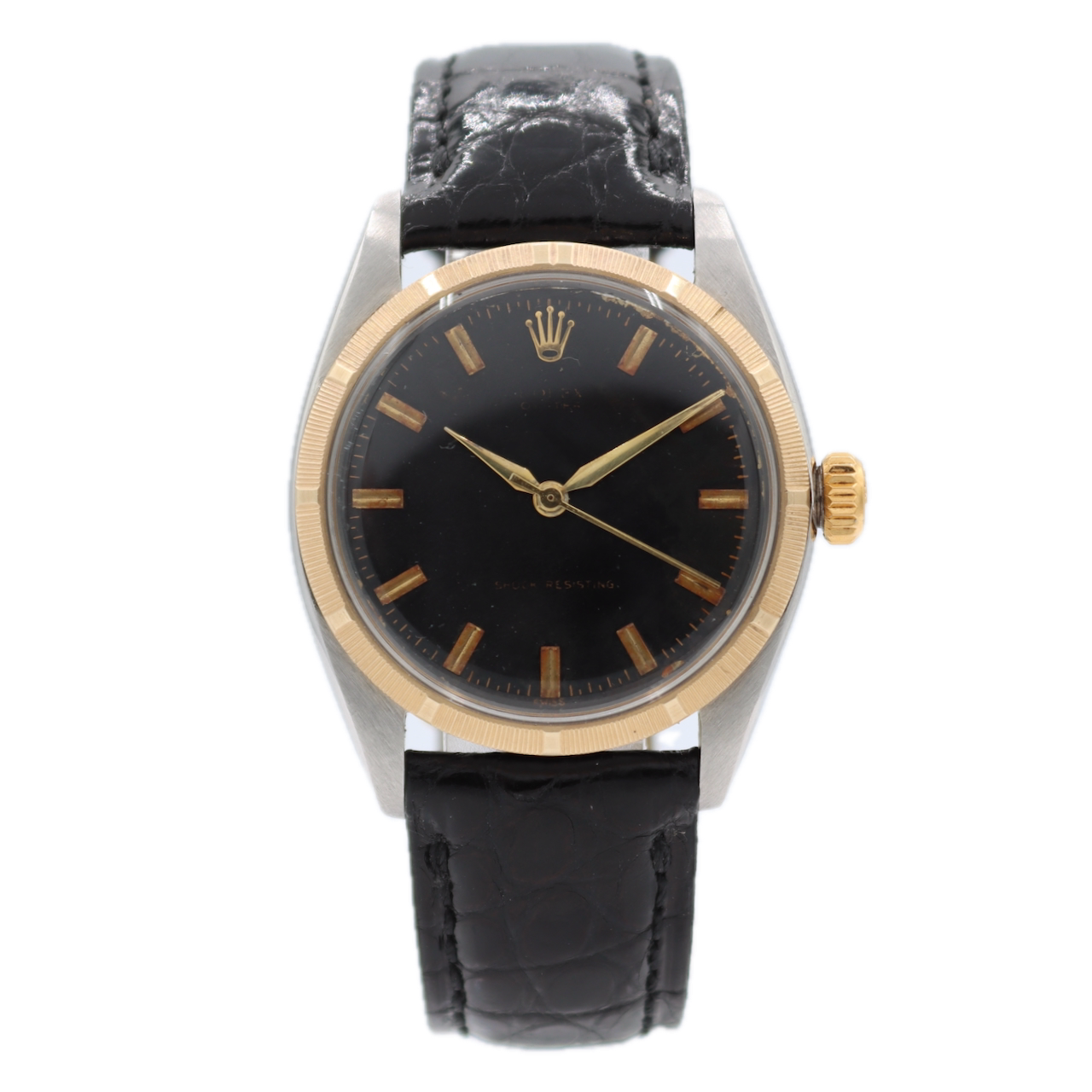 1961 Rolex 6426 Oyster Precision Men's Automatic Wristwatch 1210 Swiss Two Tone