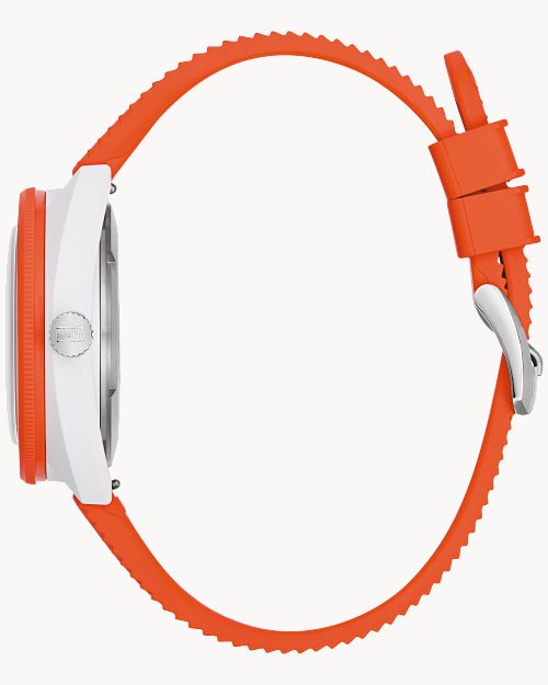 41mm Bulova 98B448 Oceanographer Snorkel Men's Quartz Wristwatch Clownfish Date