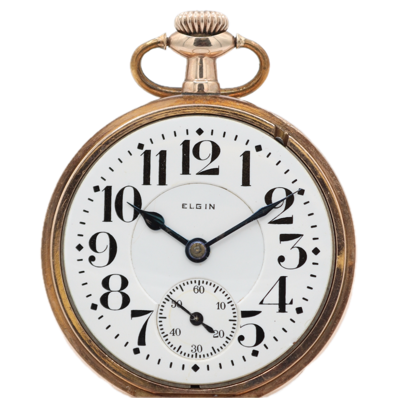 Antique 16s 1921 Elgin Father Time Mechanical Pocket Watch 454 20 Year GF USA