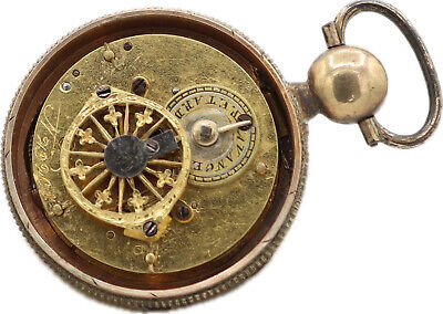 Antique 26.5mm Tiny Fusee for Fob Key Wind Hunter Pocket Watch English