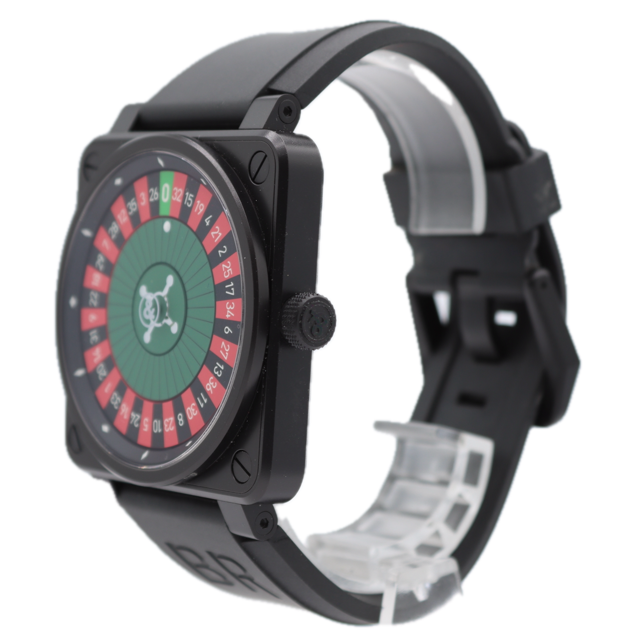 46mm 2011 Bell & Ross BR01-92-CA-MC Casino Roulette 21j Men's Wristwatch