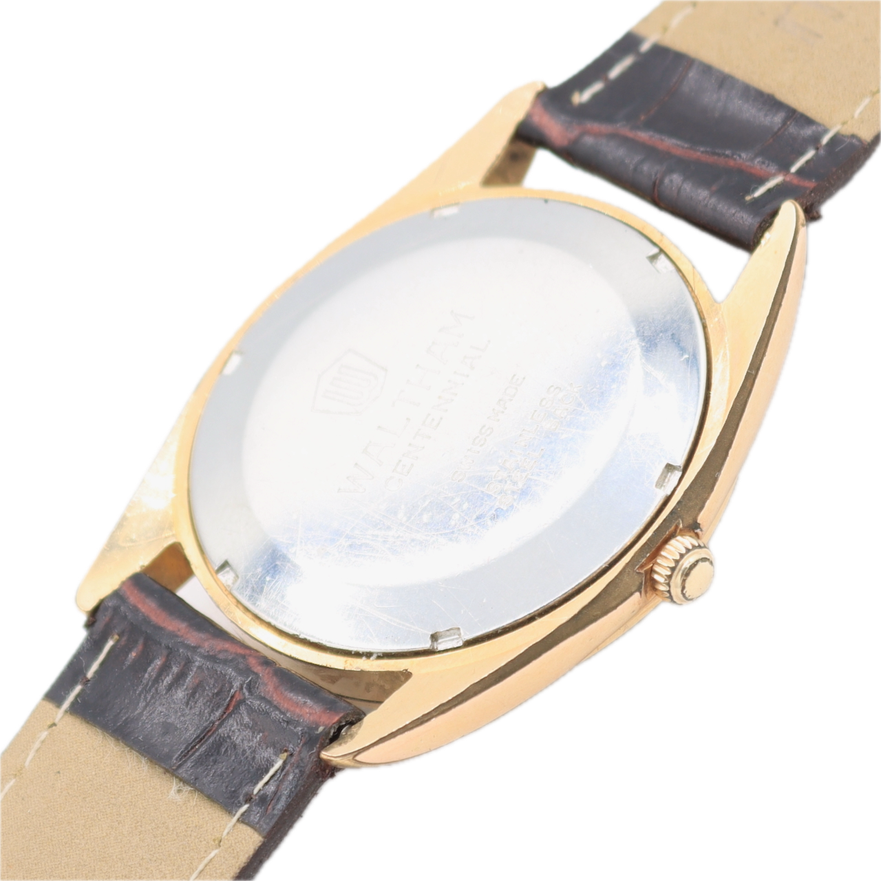 Vintage 36mm Waltham 100 Autochron Men's Automatic Wristwatch R312 Running
