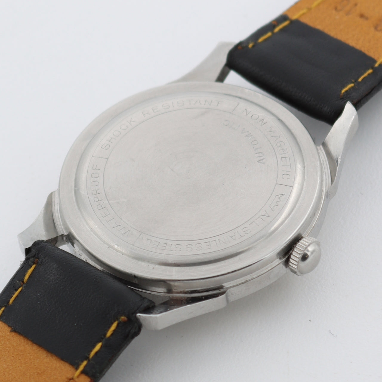 Vintage Waltham "65" 65 Jewel Men's Automatic Wristwatch AS 1580 Steel Linen