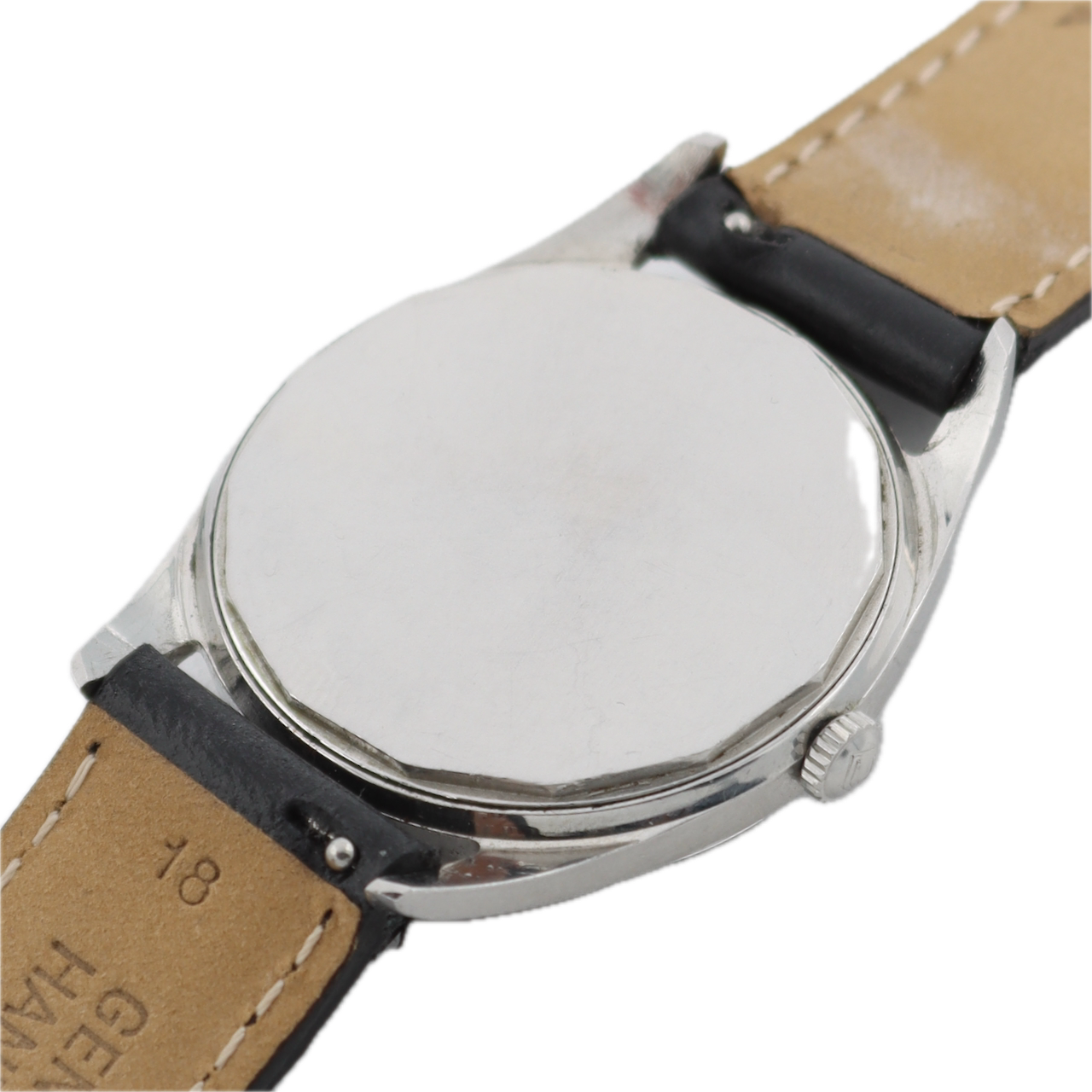 Vintage Universal Geneve 204503-2BD Polerouter Date Men's Wristwatch Steel