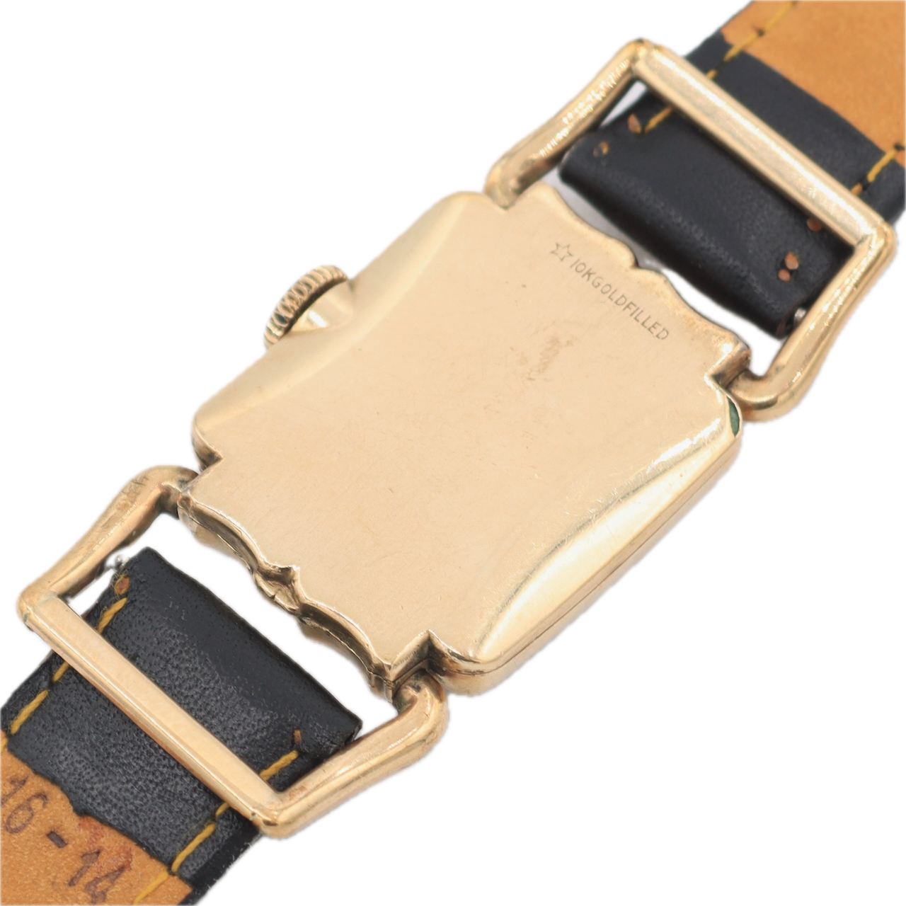 Vintage Elgin 5524 Deluxe Men's Mechanical Wristwatch 672 USA 10k Gold Filled