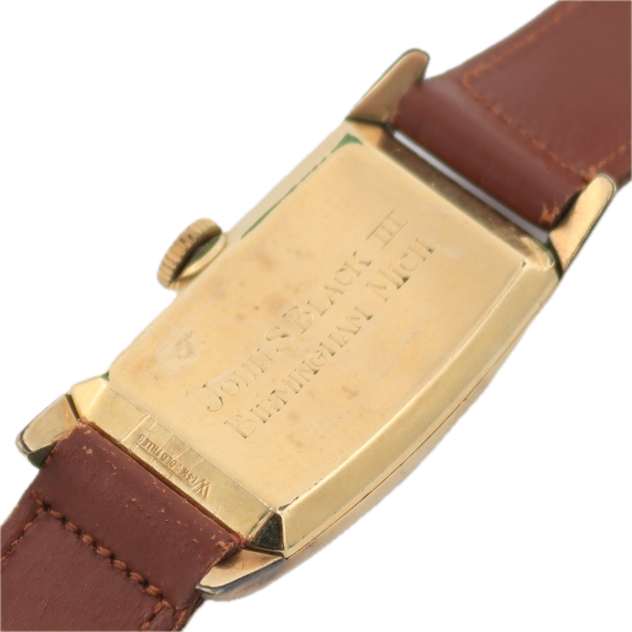 Vintage Hamilton Clark Men's Mechanical Wristwatch 980 USA 14k Gold Filled1