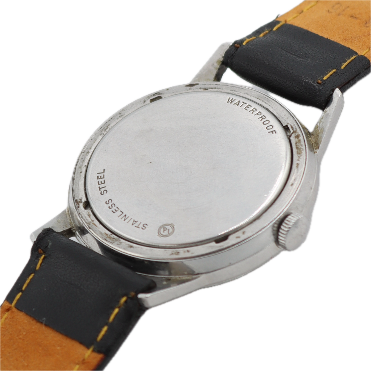 Vintage Lord Elgin 2804-SOB "25" D 25J Men's Mechanical Wristwatch Swiss Steel