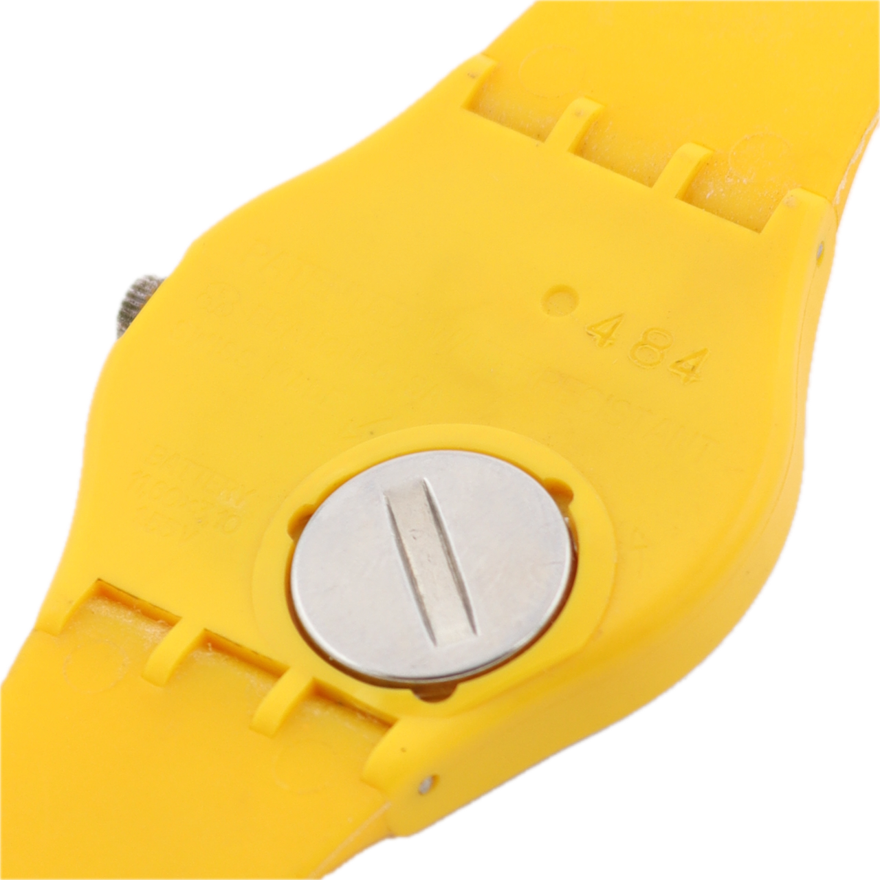 Vintage Swatch Yellow Racer GJ400