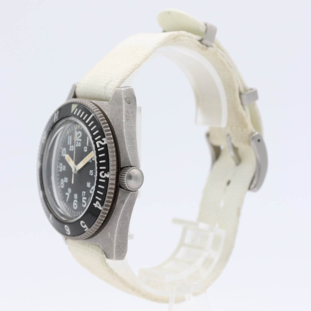 Vintage Benrus Type II Class A Men's Wristwatch Steel Military Diver Serviced