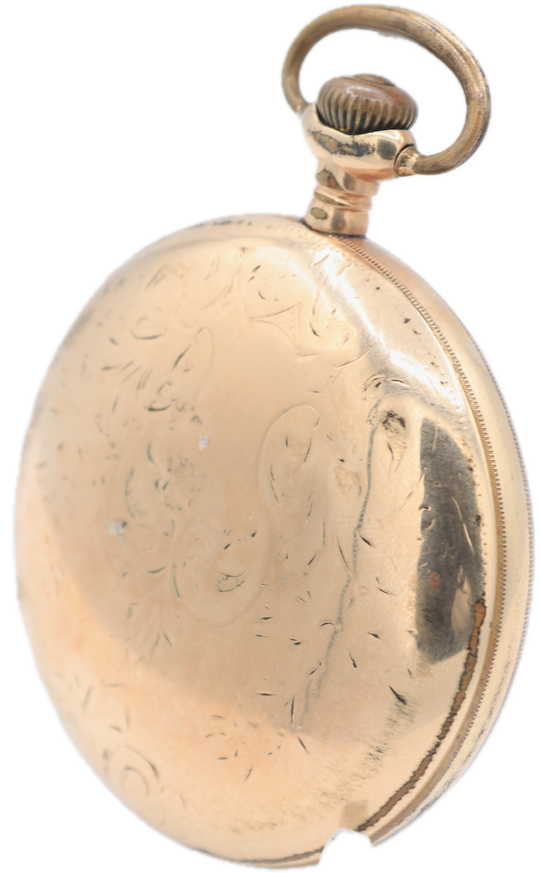 Antique 18s 1920 Hamilton Fancy Engraving 21 Jewel Railroad Pocket Watch 940