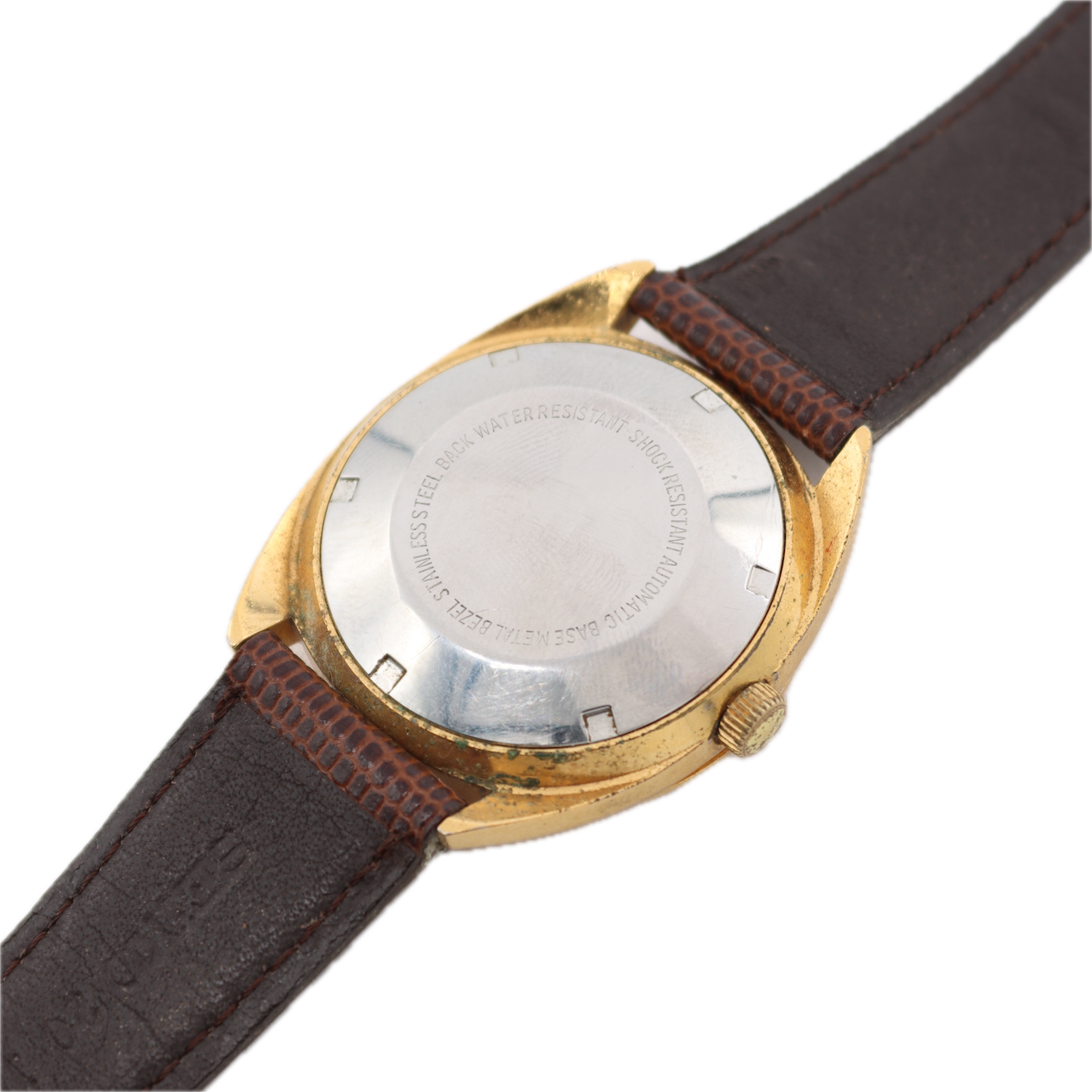 Vintage 36mm Clinton Shriners Men's Automatic Wristwatch Felsa Base Metal