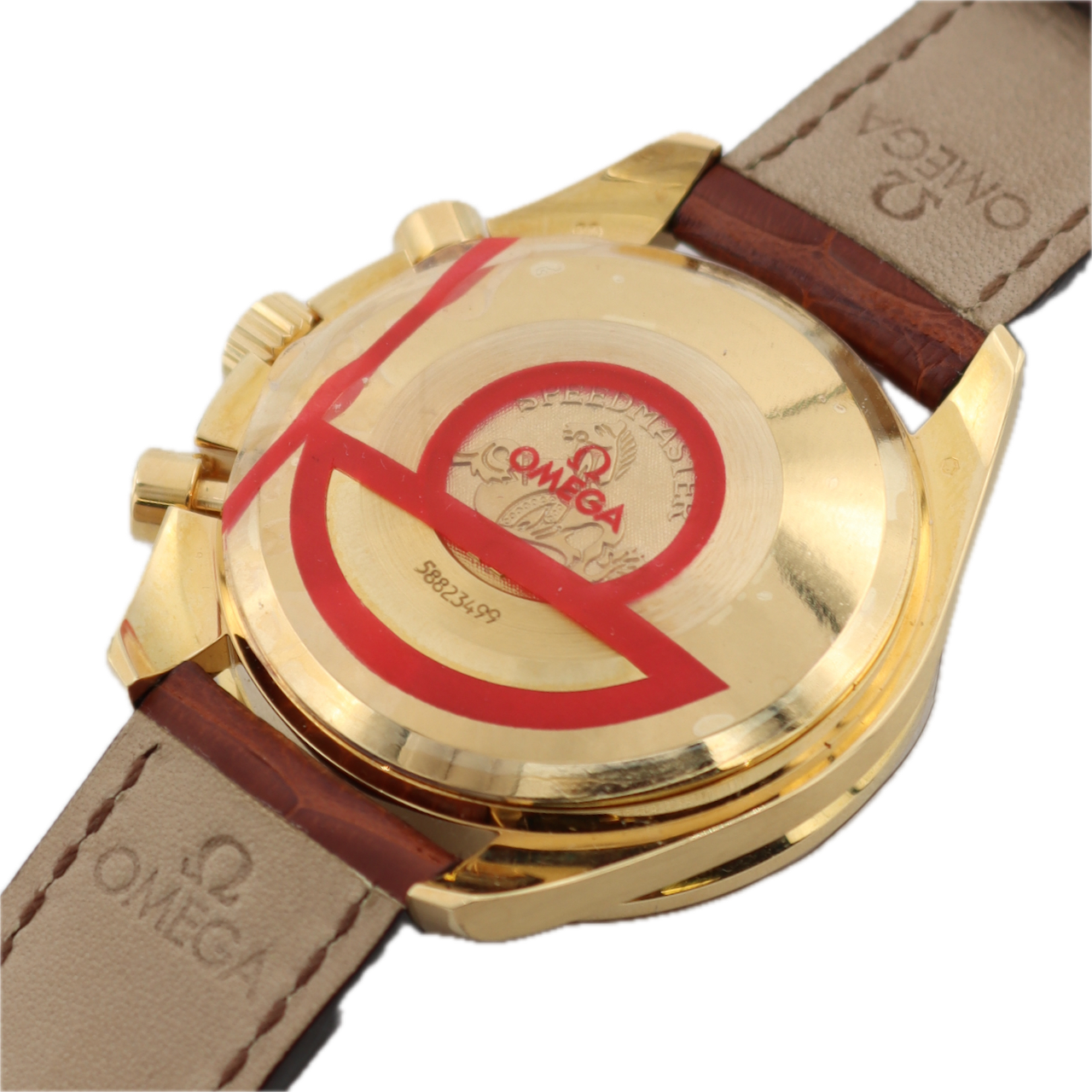 1998 Omega 3613.30.02 Speedmaster Date Men's Automatic Wristwatch Swiss 18kGold