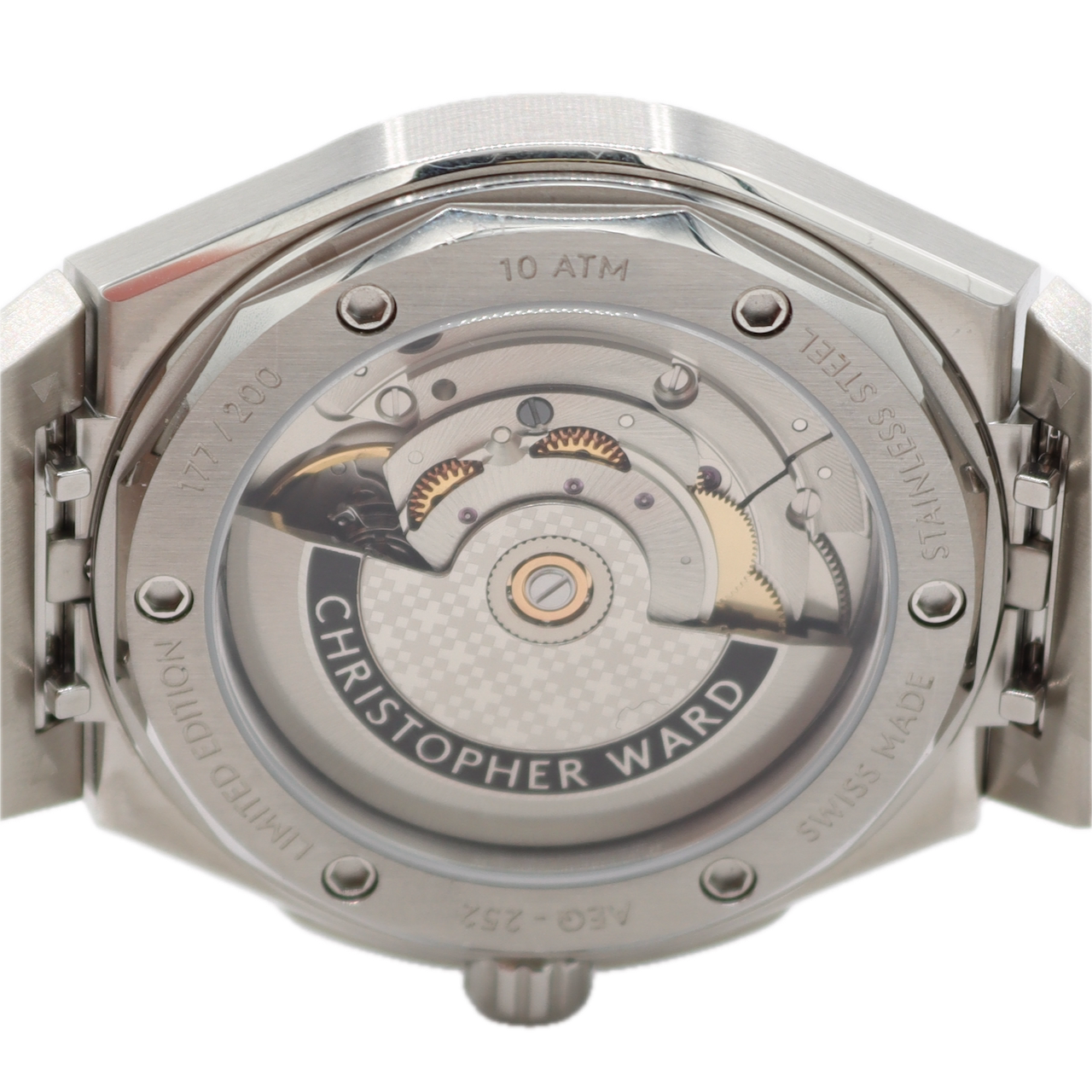 38mm Christopher Ward 38 Mango Men's Automatic Wristwatch SW200-1 Swiss Steel