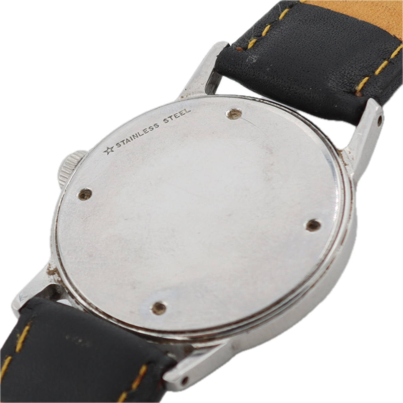 Vintage 31.5mm Wittnauer 17 Jewel Men's Mechanical Wristwatch 10SB Swiss Steel