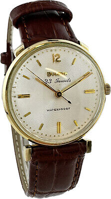 Vintage Bulova 23 Jewel Men's Mechanical Wristwatch Rare w 1 Open and Closed Lug