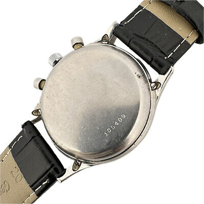 Vintage 36.5mm Lockwood Men's Clamshell Chronograph Wristwatch Venus 178 Steel