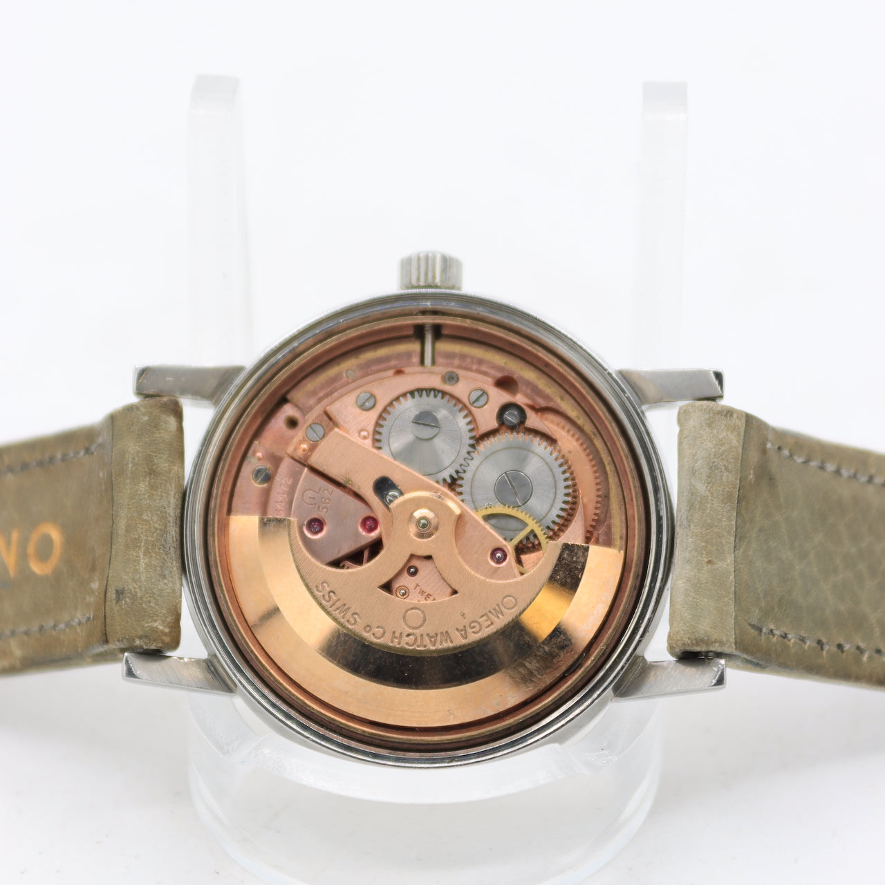 Vintage 35mm Omega 166.070 Geneve Men's Automatic Wristwatch 562 Swiss Steel