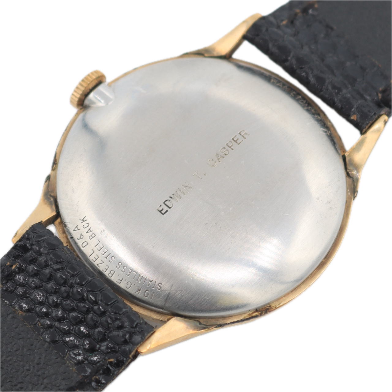 Vintage Hamilton Sealtest 25 Men's Mechanical Wristwatch 770 USA Steel & 10k GF
