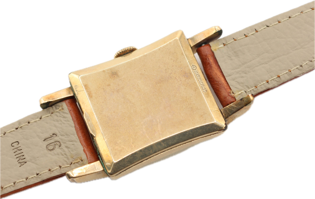 Vintage 24mm Lyceum 264086 Men's Mechanical Wristwatch 86 A Swiss 10k GF