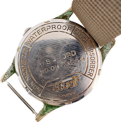 Vintage Tissot Military 15J Men's Mechanical Wristwatch 6262/1 US Military Issue