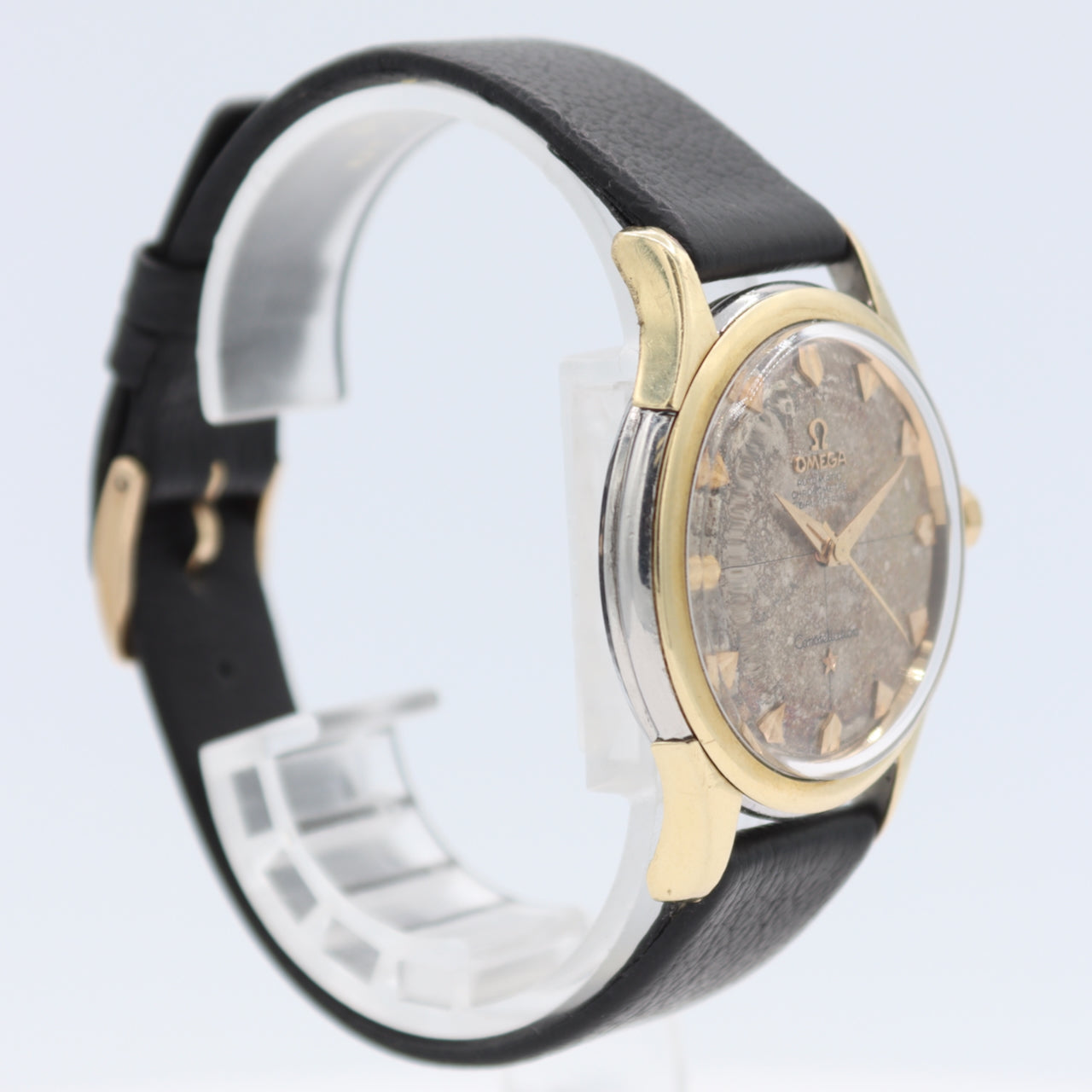 1956 Omega 2852-1SC Constellation Pie Pan Men's Wristwatch 505 Gold Capped