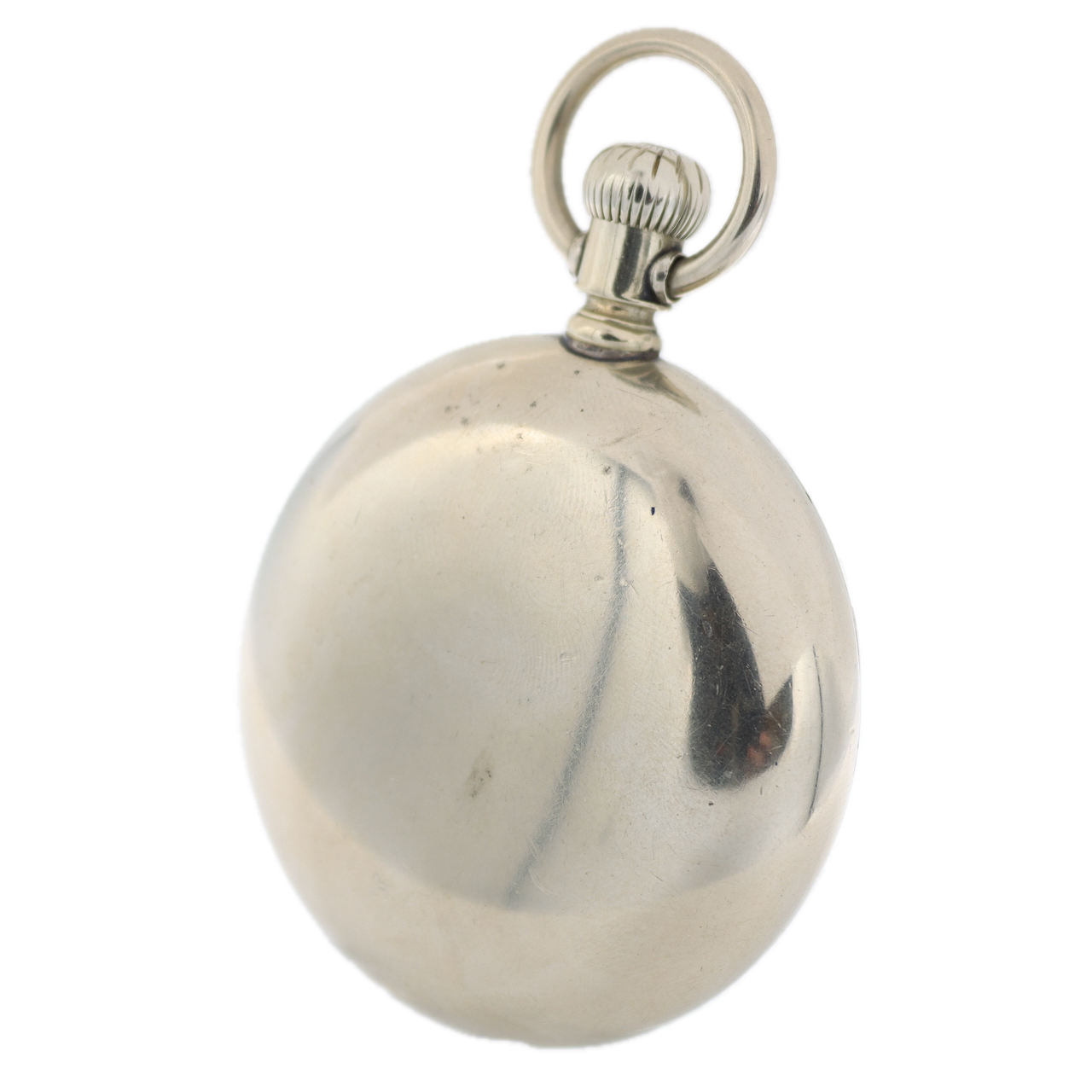 Antique 18 Size Elgin 7J Mechanical Hunter Pocket Watch 207 Nickel Running