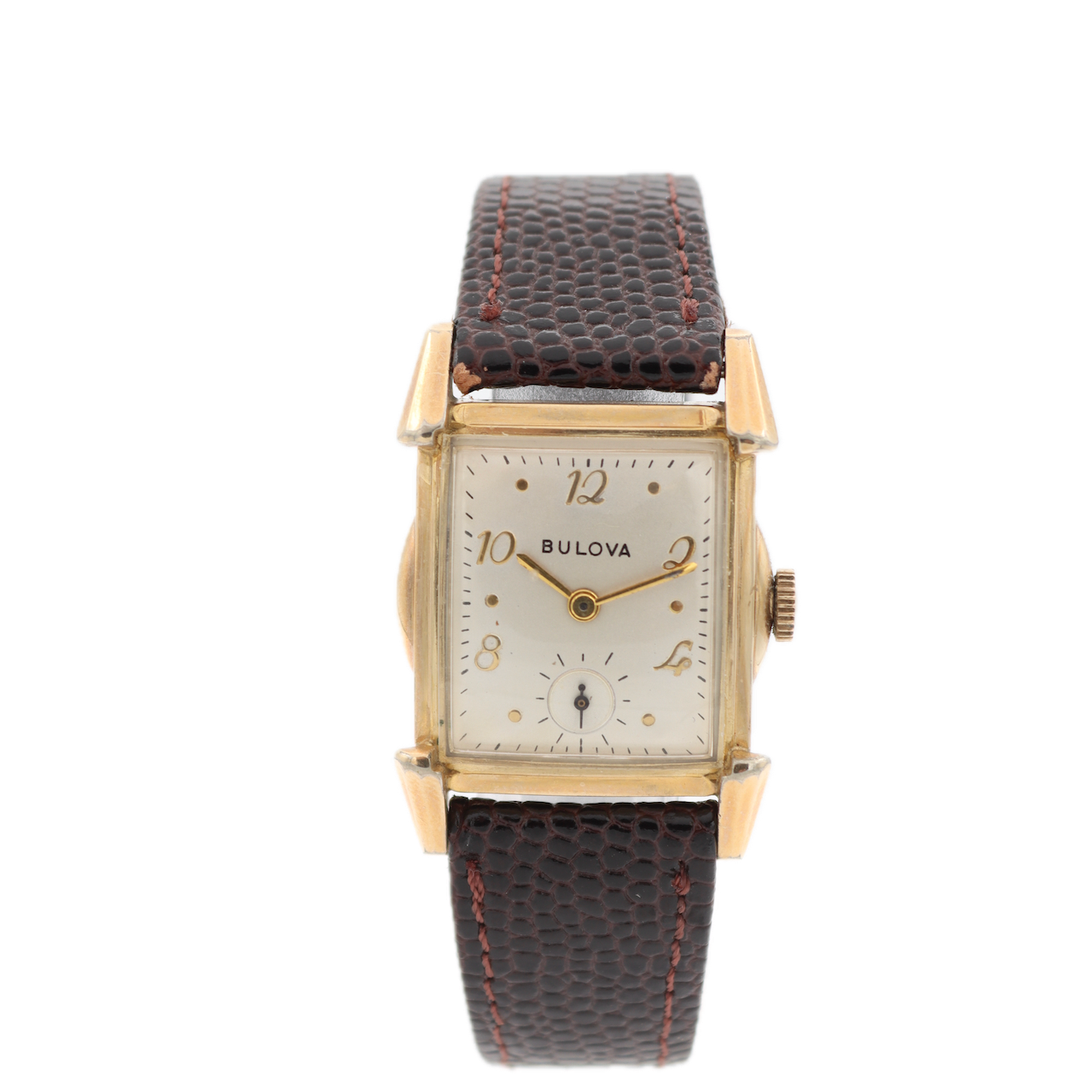Vintage 1952 Bulova Ardsley Men's Mechanical Wristwatch 10BT USA 10k RGP & Steel