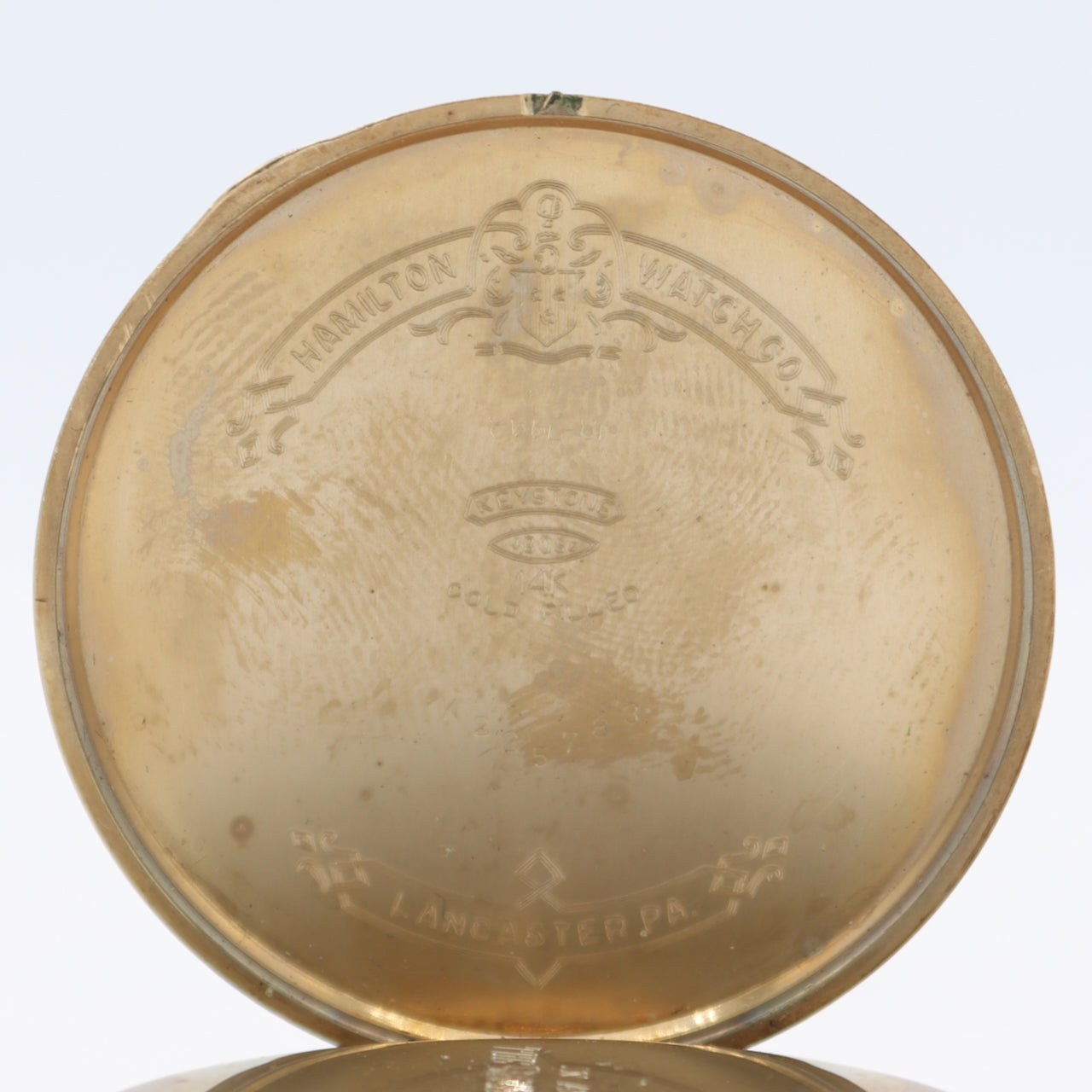 Vintage 18s 1951 Hamilton 21j Mechanical Pocket Watch 921 14k GF USA