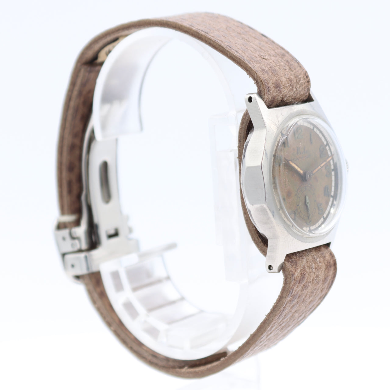 Vintage 28mm Mido 220 Multifort Men's Bumper Automatic Wristwatch 816 Steel