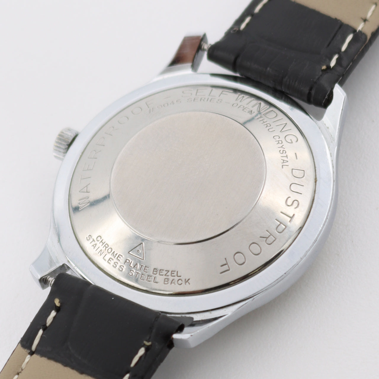 Vintage 33mm Hamilton 9045 Beechcraft Men's Automatic Wristwatch Chrome Plated