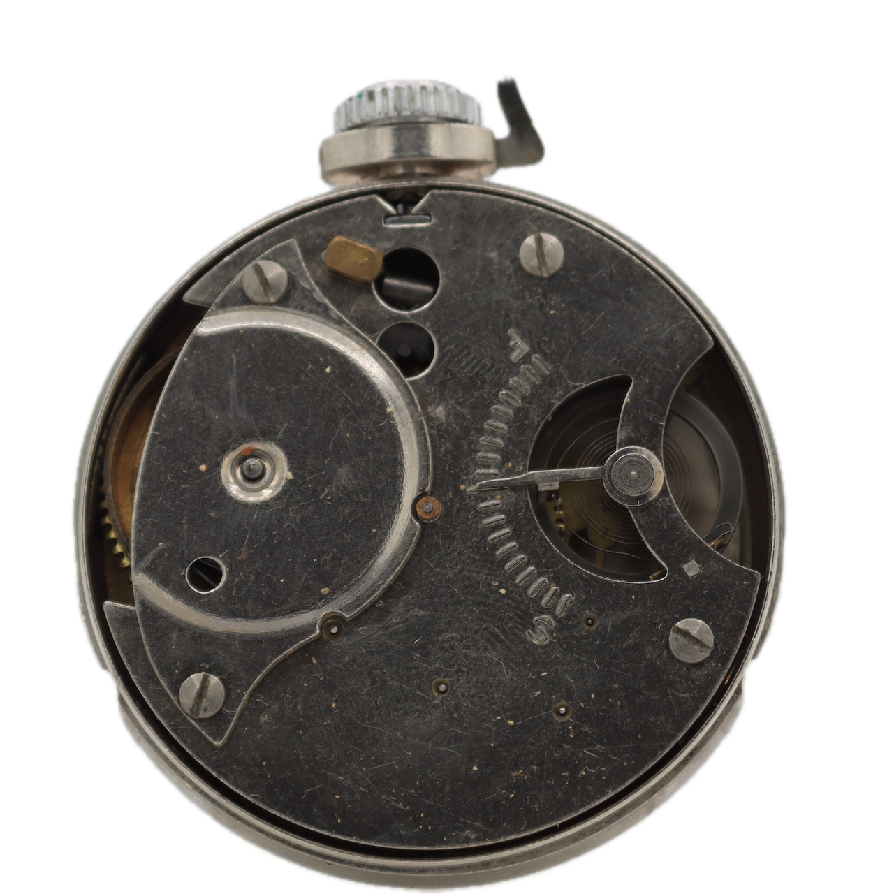 Antique 48mm New Haven Compensated Mechanical Pocket Watch Pinstriped USA