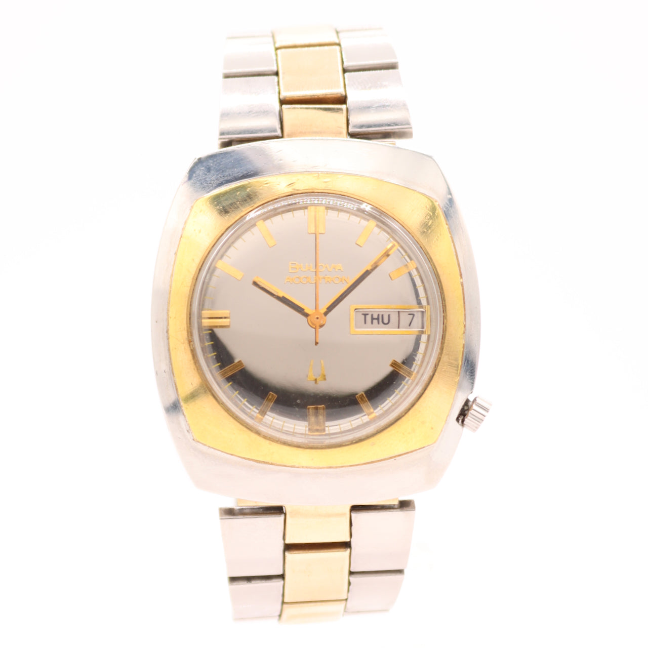 Vintage Accutron Calendar Date & Day T-3419