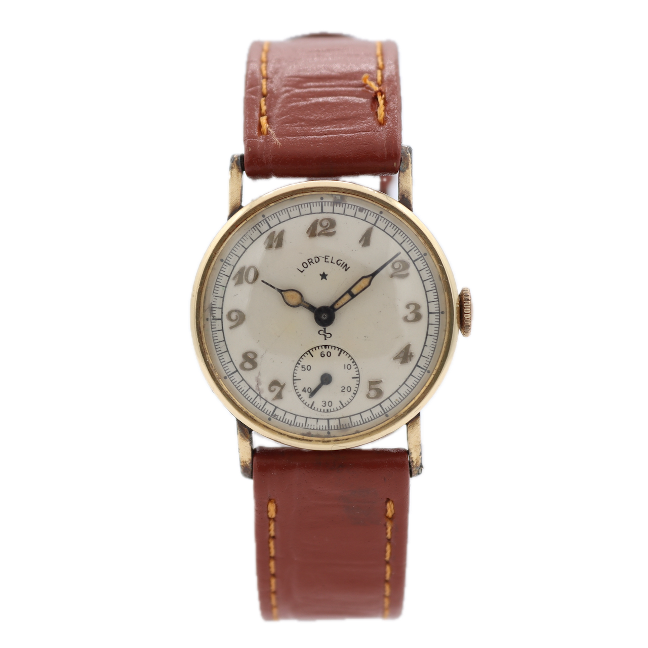 Vintage Lord Elgin 4804A 21 Jewel Men's Mechanical Wristwatch 556 USA 14k GF