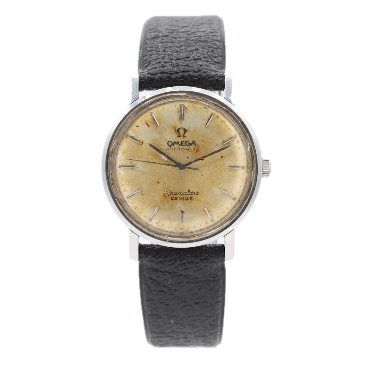 Vintage 31.5mm Omega Seamaster Deville Men's Automatic Wristwatch Swiss Steel