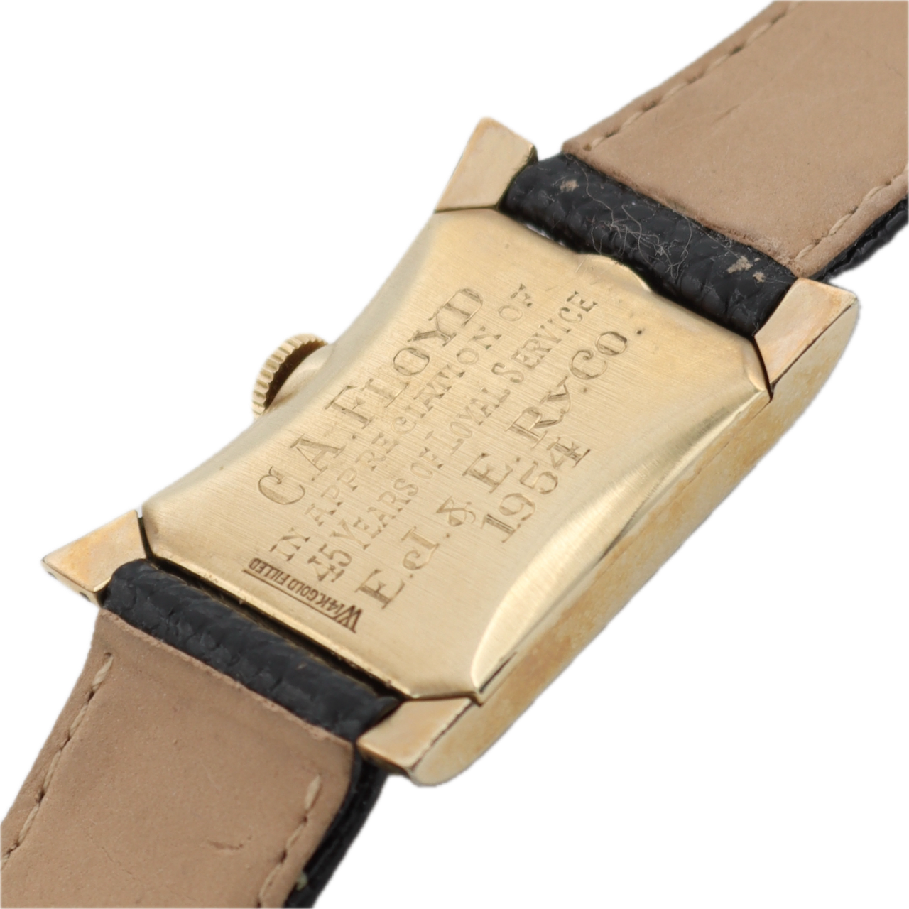 Vintage Lord Elgin 4633 Thornton Eastern Juliet Railway Men's Wristwatch 14k GF